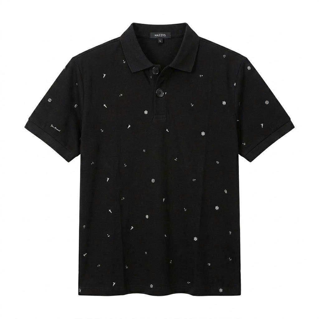  Áo polo dinas cotton ryon nam cổ bẻ 