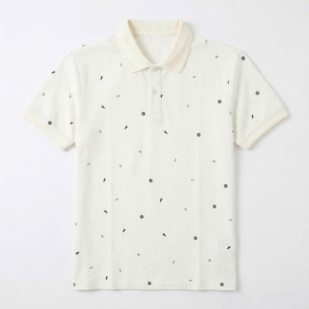  Áo polo dinas cotton ryon nam cổ bẻ 