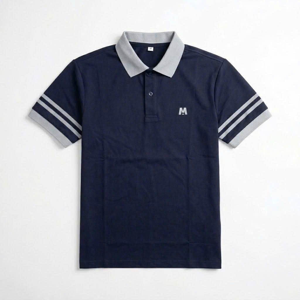  Áo polo dinas cotton ryon nam cổ bẻ 