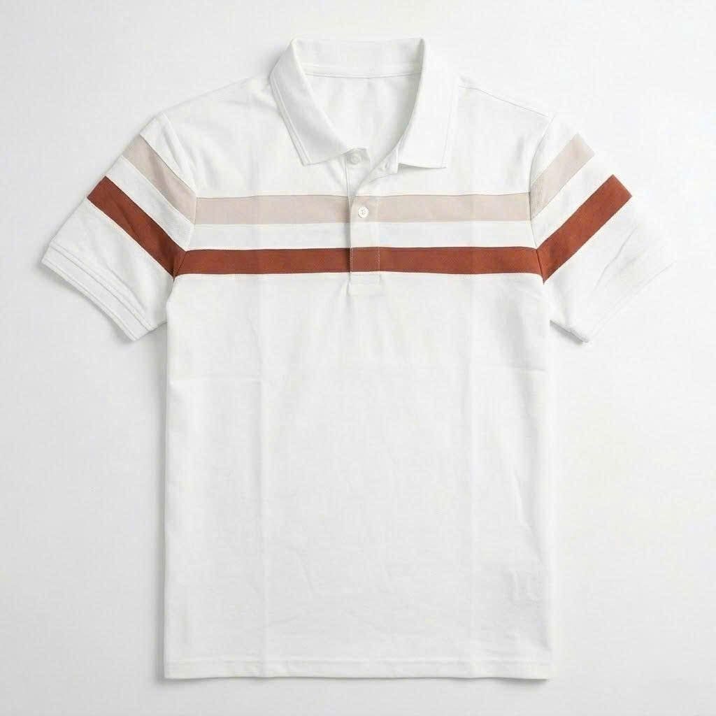  Áo polo dinas cotton ryon nam cổ bẻ 