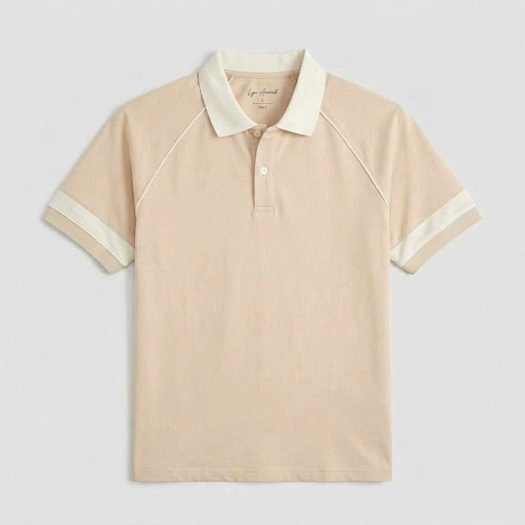  Áo polo dinas cotton ryon nam cổ bẻ 