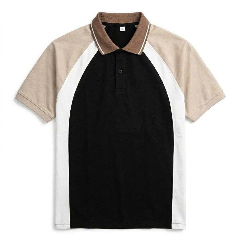  Áo polo dinas cotton ryon nam cổ bẻ 