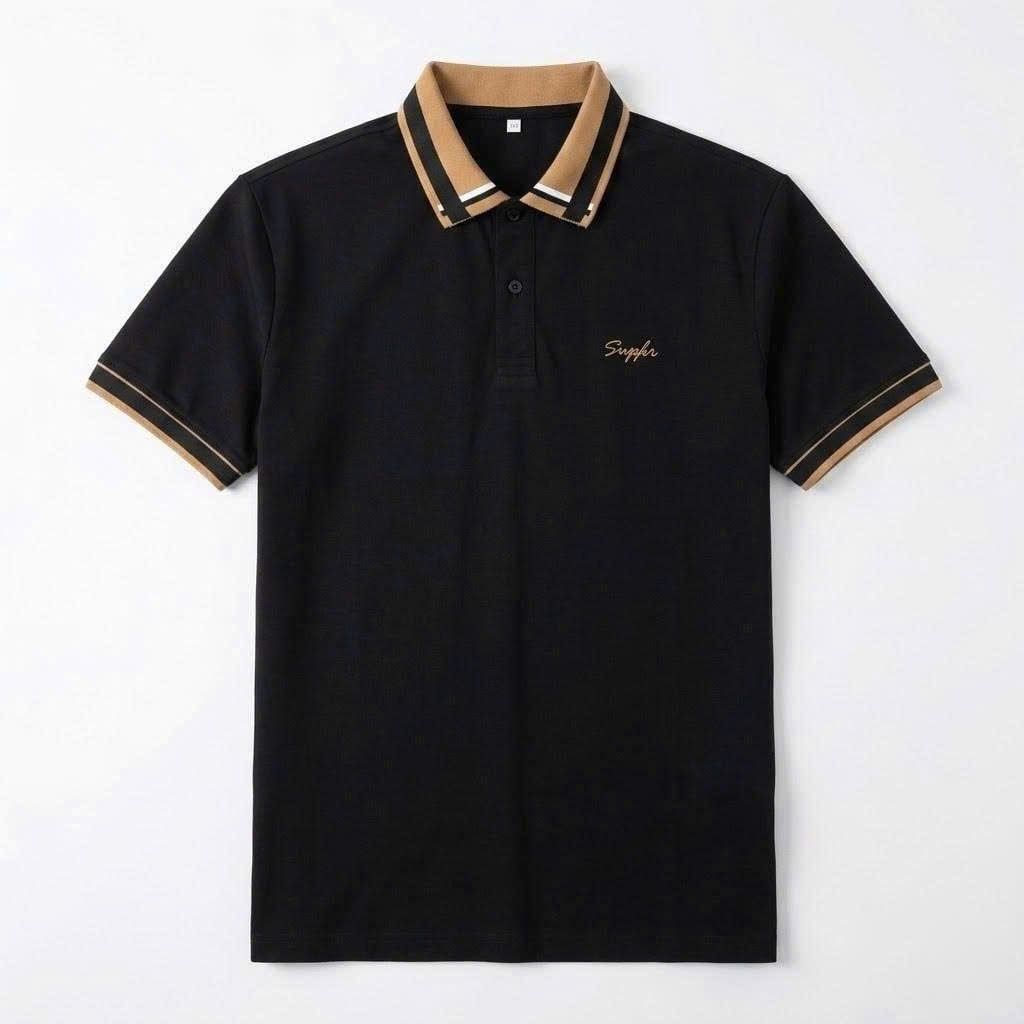  Áo polo dinas cotton ryon nam cổ bẻ 