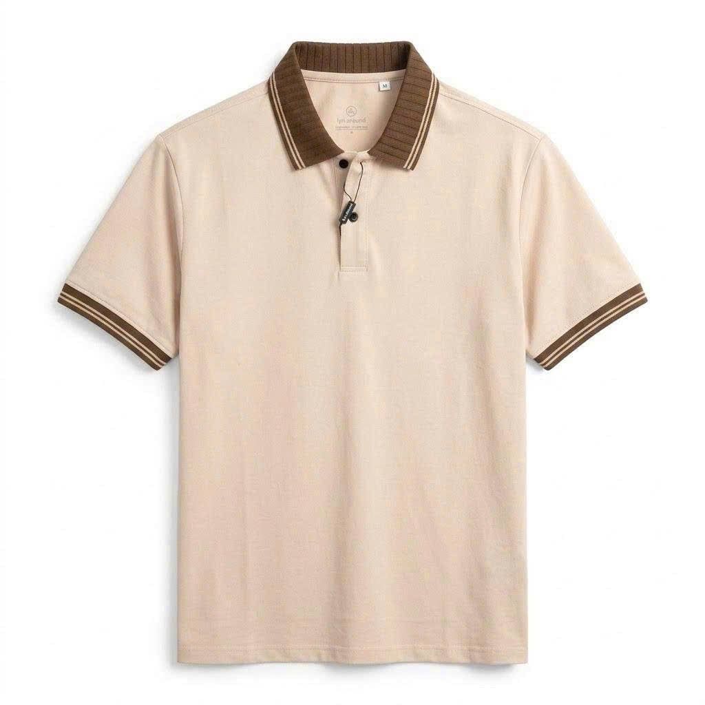  Áo polo dinas cotton ryon nam cổ bẻ 