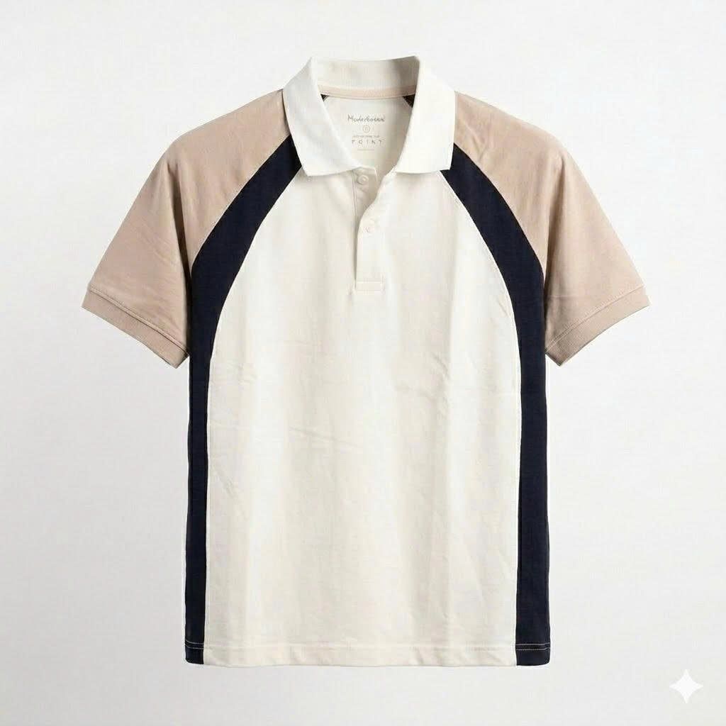  Áo polo dinas cotton ryon nam cổ bẻ 