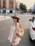  Set Nữ Hai Dây Áo Quần Short Ngắn Dáng Tiểu Thư 