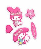  Set 5 cái Jibbitz charms sticker 3D mã vạch nhiều chủ đề trang trí gắn dép sục cao cấp 