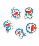  Set 5 cái Jibbitz charms sticker 3D mã vạch nhiều chủ đề trang trí gắn dép sục cao cấp 