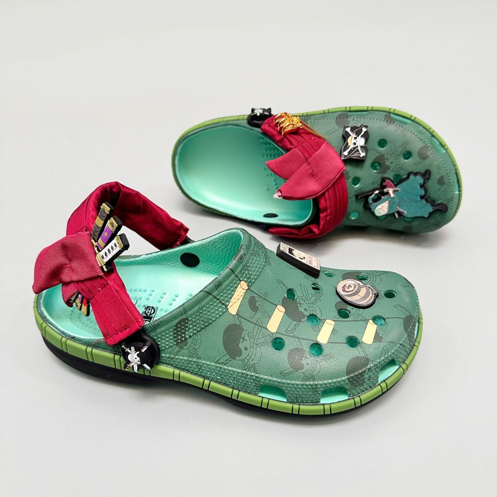  Dép sục Dinas ONE PIECE Zoro Classic Clog Nam Nữ Xuất Khẩu 