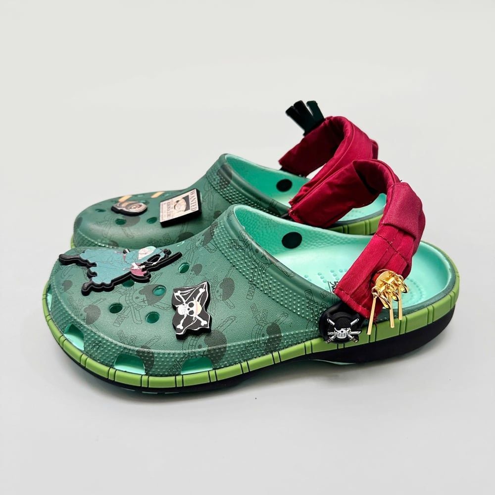  Dép sục Dinas ONE PIECE Zoro Classic Clog Nam Nữ Xuất Khẩu 