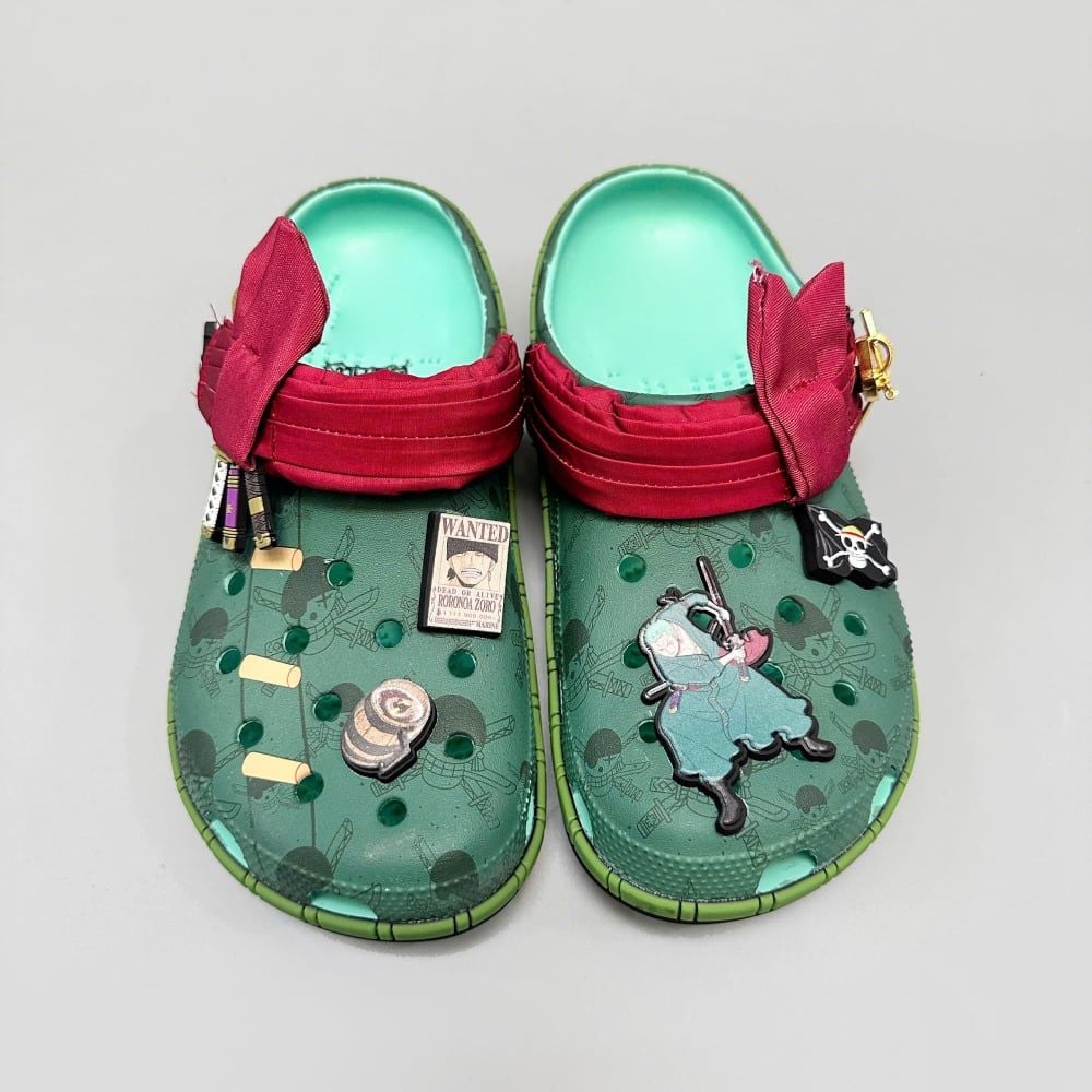  Dép sục Dinas ONE PIECE Zoro Classic Clog Nam Nữ Xuất Khẩu 