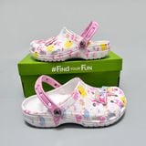  Dép sục Dinas Classic Hello Kitty & Friends Pastel Cầu Vồng Nữ Xuất Khẩu 