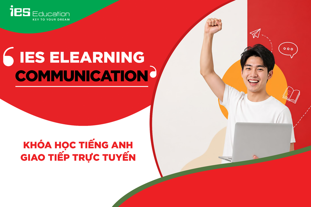 KHÓA HỌC TIẾNG ANH GIAO TIẾP TRỰC TUYẾN  - IES ELEARNING COMMUNICATION