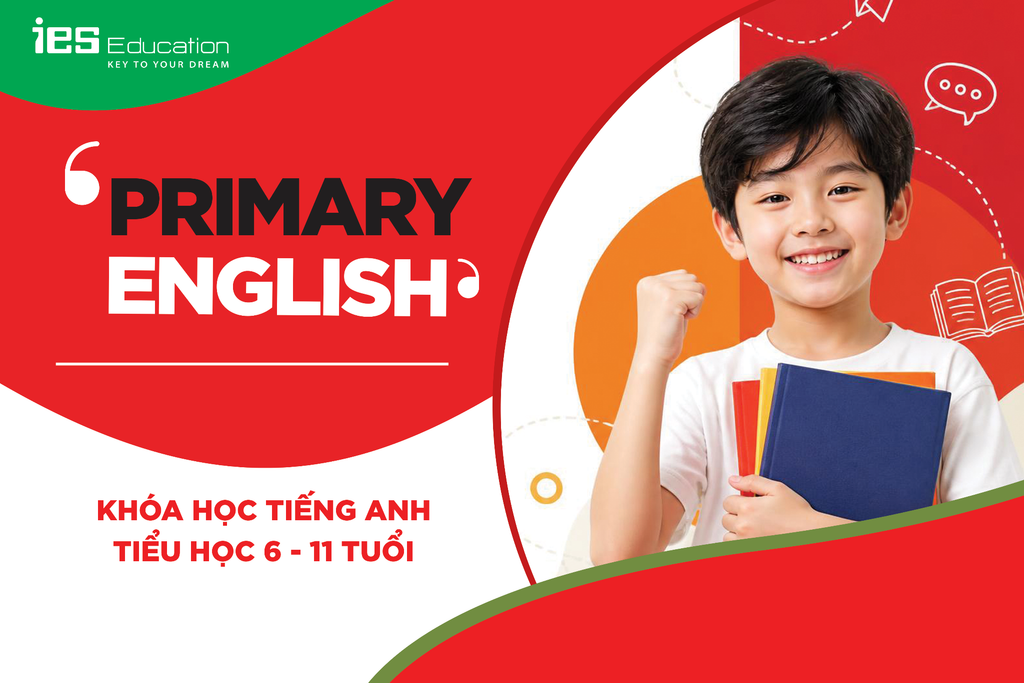 KHÓA HỌC TIẾNG ANH TRỰC TIẾP TIỂU HỌC - IES PRIMARY
