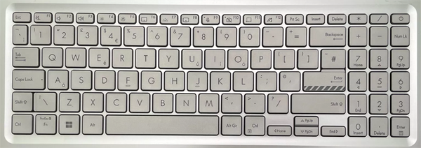 KEY ASUS A1503 BẠC ZIN - BH 06 THÁNG