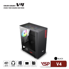VỎ CASE MÁY TÍNH VSP V4 ĐEN