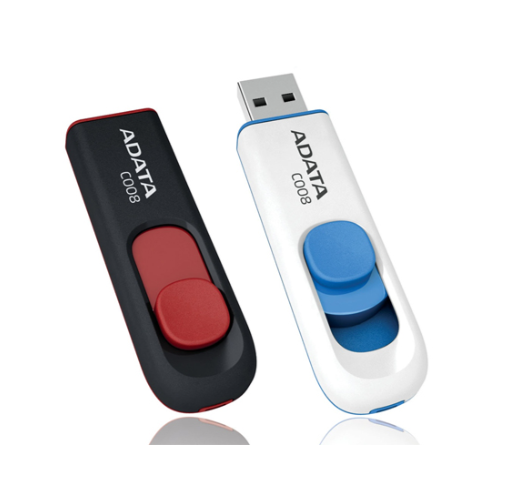 USB 2.0 ADATA C008 16GB TRẮNG XANH - BH 24 THÁNG
