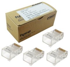 Hạt mạng AMP Tyco Cat5 Xuyên Thấu