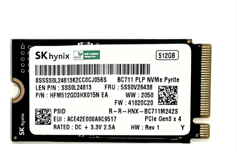 SSD NVMe SK Hynix 512GB Tm
