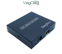 Bộ chia HDMI 1 Ra 2 Veggieg V-HD06 - Bh 12 tháng