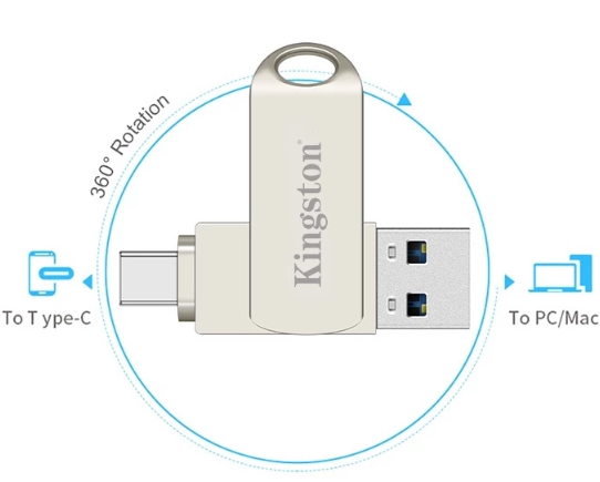 USB Kingston Tốc Độ Cao 2 in1 32Gb