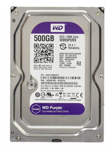 HDD PC WD PURPLE 500GB DÀY - BH 24 THÁNG