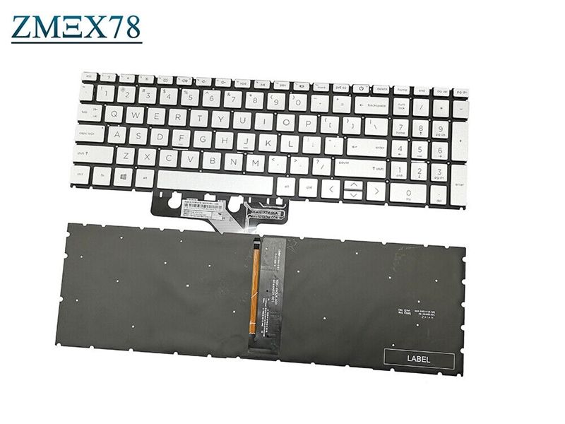 KEY HP 15-EG BẠC ZIN LED - BH 06 THÁNG