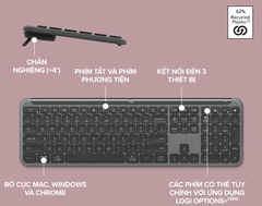 Bàn Phím Không Dây Logitech K950 - Bh 12 tháng