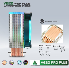 Tản Nhiệt CPU VSPTECH V620 Pro Plus - Bh 06 tháng