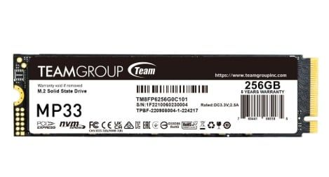 SSD NVME TEAMGROUP MP33 256GB 2ND
