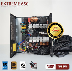 Nguồn VSP Extreme TPS650 650W - Bh 24 tháng