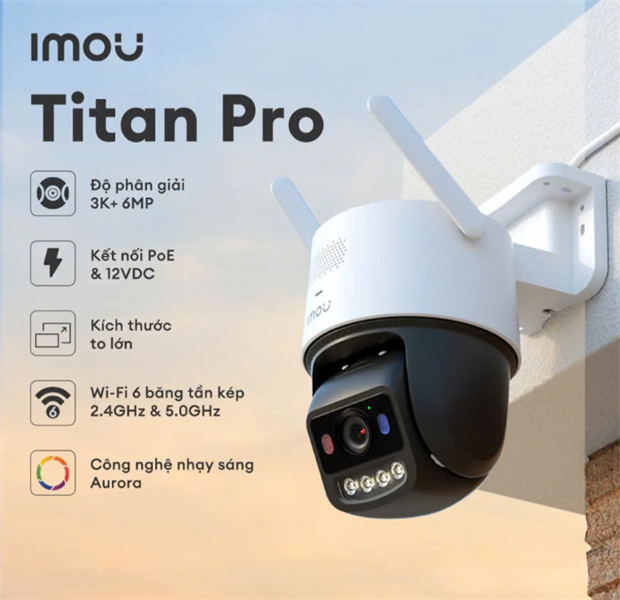 Camera IMOU Titan Pro IPC-U7LP-6V0NE - Bh 24 tháng