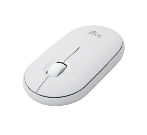 Chuột Không Dây Logitech Pebble M350 Trắng-Bh12th