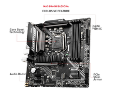 MAIN MSI MAG B460M BAZOOKA
