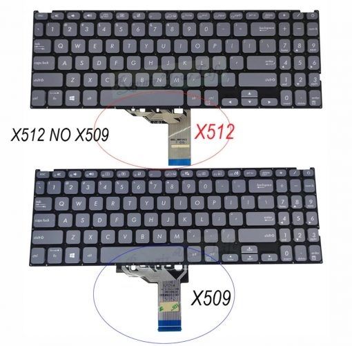 KEY ASUS X509 ZIN ĐEN - BH 06 THÁNG