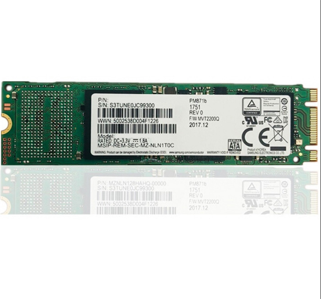 SSD Samsung PM871b M2 Sata 128Gb tm