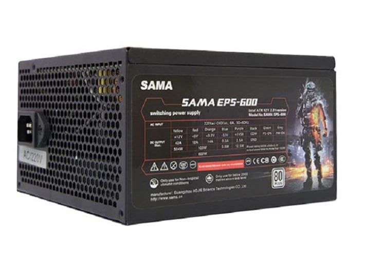 NGUỒN PC SAMA EPS-600 600W 2ND