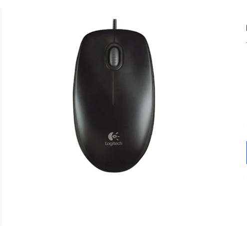 Chuột Có Dây Logitech B100 USB 2ND
