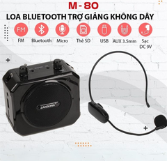 Máy Trợ Giảng ZANSONG M80 Kèm Mic - Bh 06 tháng