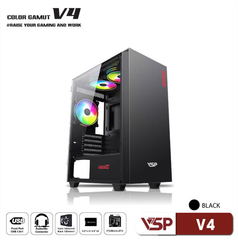 VỎ CASE MÁY TÍNH VSP V4 ĐEN