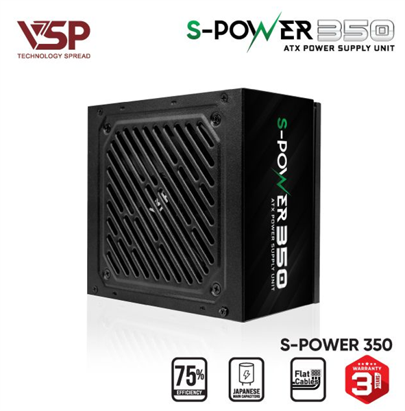 NGUỒN PC VSP S-POWER 350 - BH 24 THÁNG