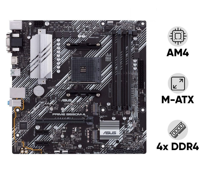 MAIN ASUS PRIME B550M-A - BH 36 THÁNG