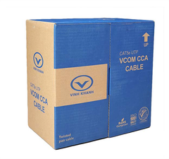 Cáp mạng VCOM CAT5E CCA 24AWG 4PRS (305m)
