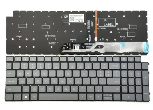 KEYBOARD DELL 3511 XÁM ZIN LED - BH 06TH