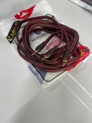 Dây loa 1 đầu 3.5mm ra 2 đầu AV (Bông sen đực) dài 3m