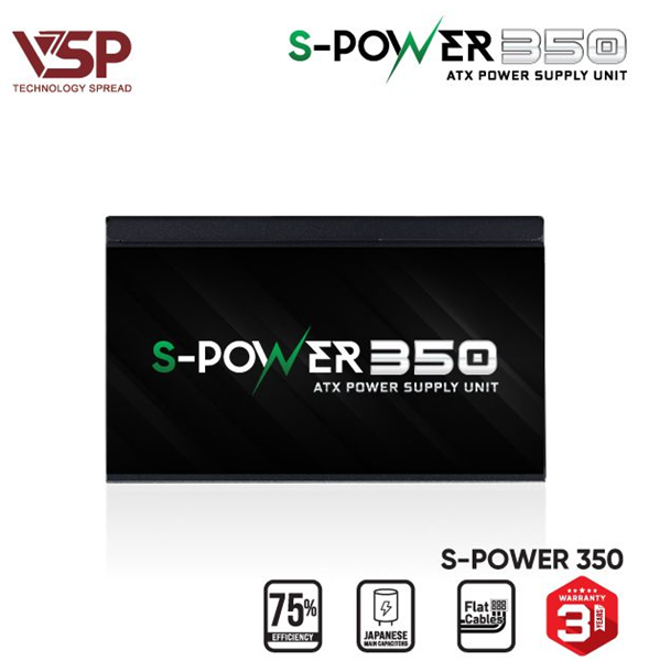 NGUỒN PC VSP S-POWER 350 - BH 24 THÁNG