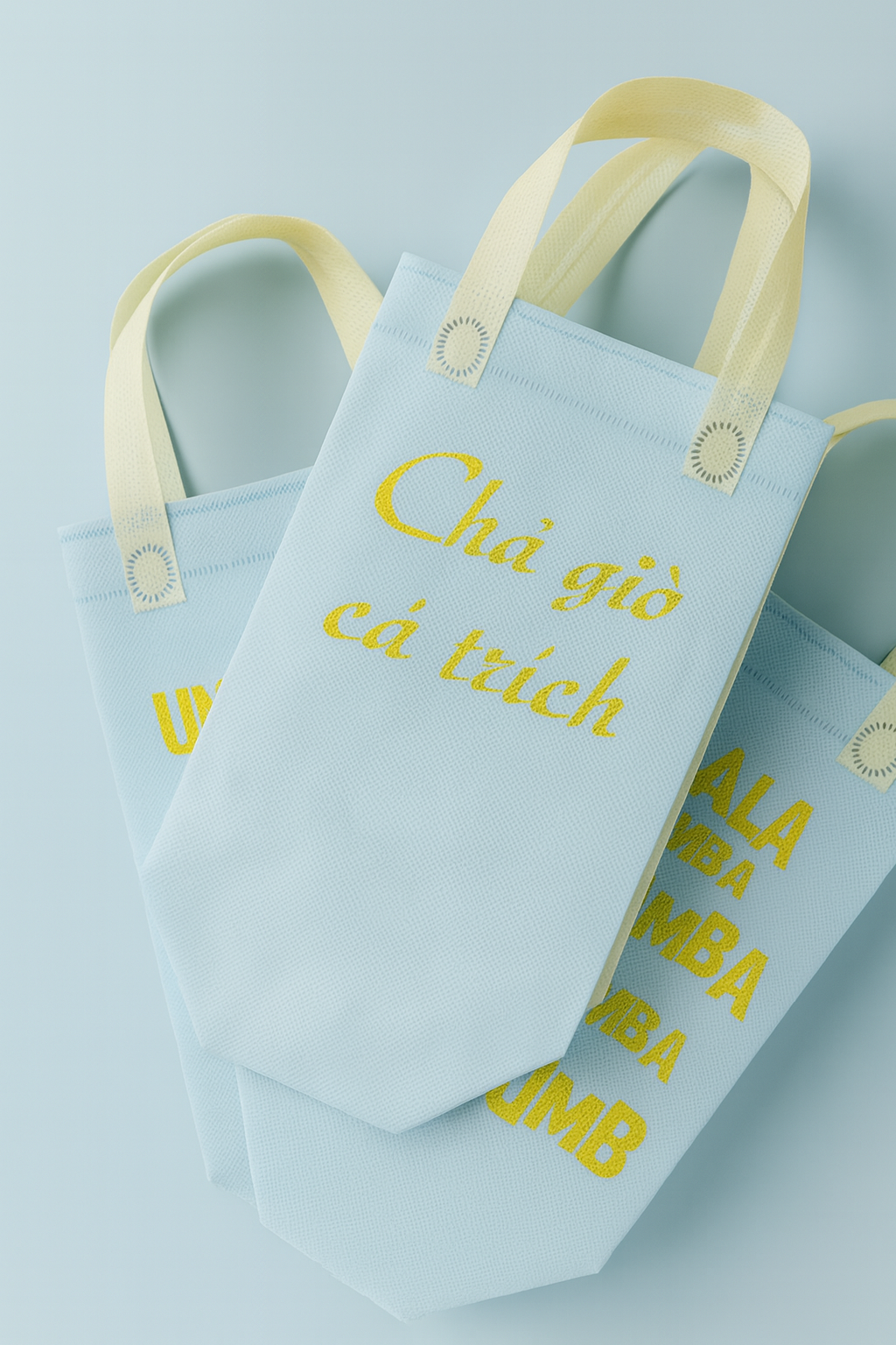  Combo 10 túi giữ nhiệt in hai mặt ( Chả Giò Cá Trích - ÚMBALA ABALA ÚM) - Q25-0007 