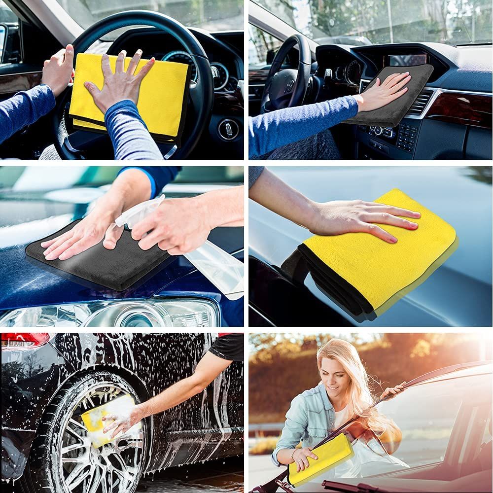  Khăn lau xe hơi bằng sợi microfiber  (30x40cm) - D26-061 