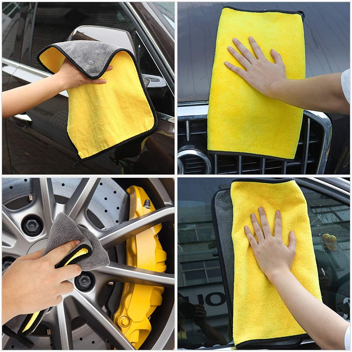  Khăn lau xe hơi bằng sợi microfiber  (30x40cm) - D26-061 