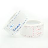  [GIAO HÀNG 7-24 NGÀY] COMBO 50 miếng Nhãn dán hộp sticker Kích thước 2.5 X 7.5 CM giấy C bóng họa tiết vintage dùng để trang trí, niêm phong Q1703 